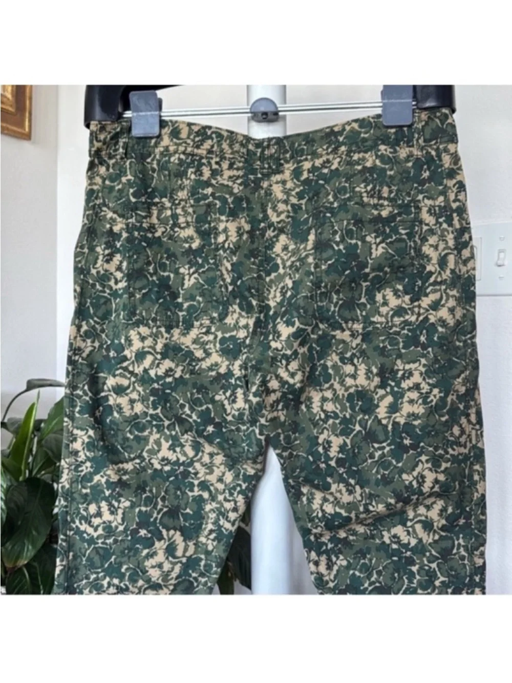 Anthropologie Hei Hei Sylvan Camo Moto Pants Sz 31 Camo Casual Ankle length